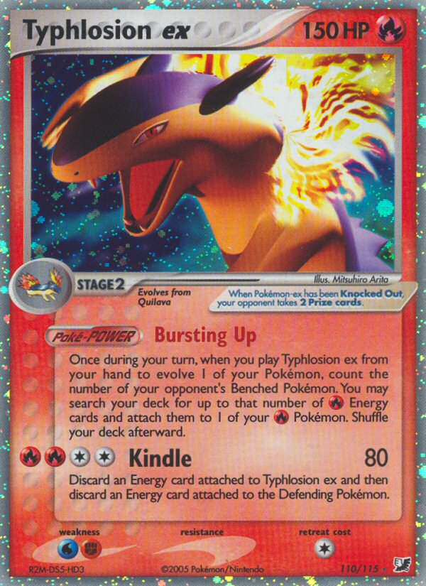 Typhlosion ex (110/115) [EX: Unseen Forces] | All Aboard Games