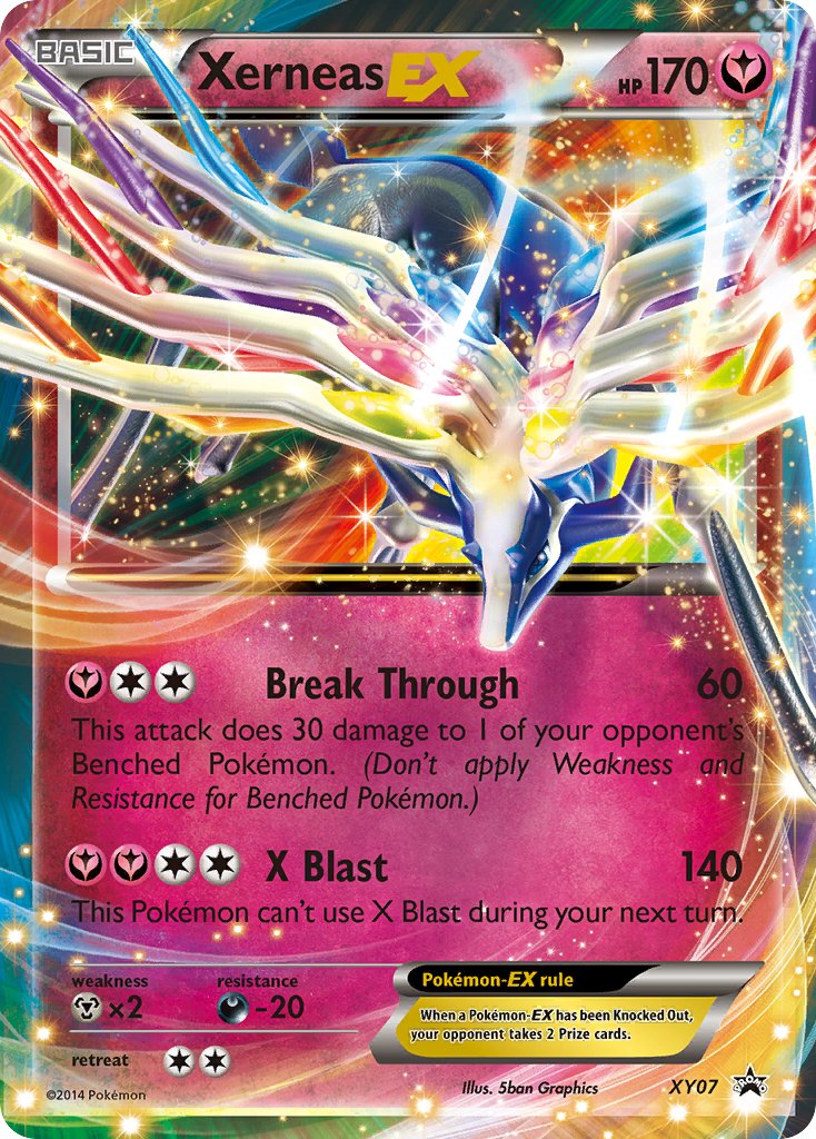 Xerneas EX (XY07) [XY: Black Star Promos] | All Aboard Games