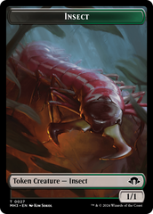 Zombie // Insect (0027) Double-Sided Token [Modern Horizons 3 Tokens] | All Aboard Games