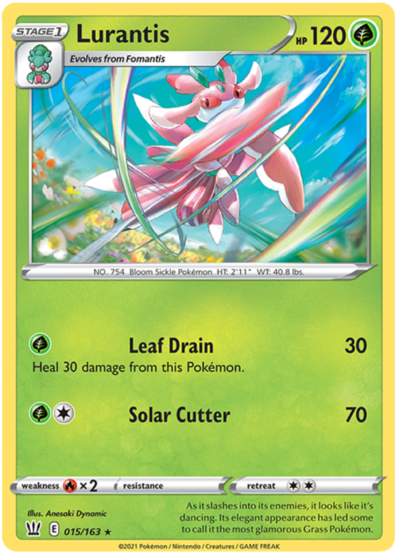 Lurantis (015/163) [Sword & Shield: Battle Styles] | All Aboard Games