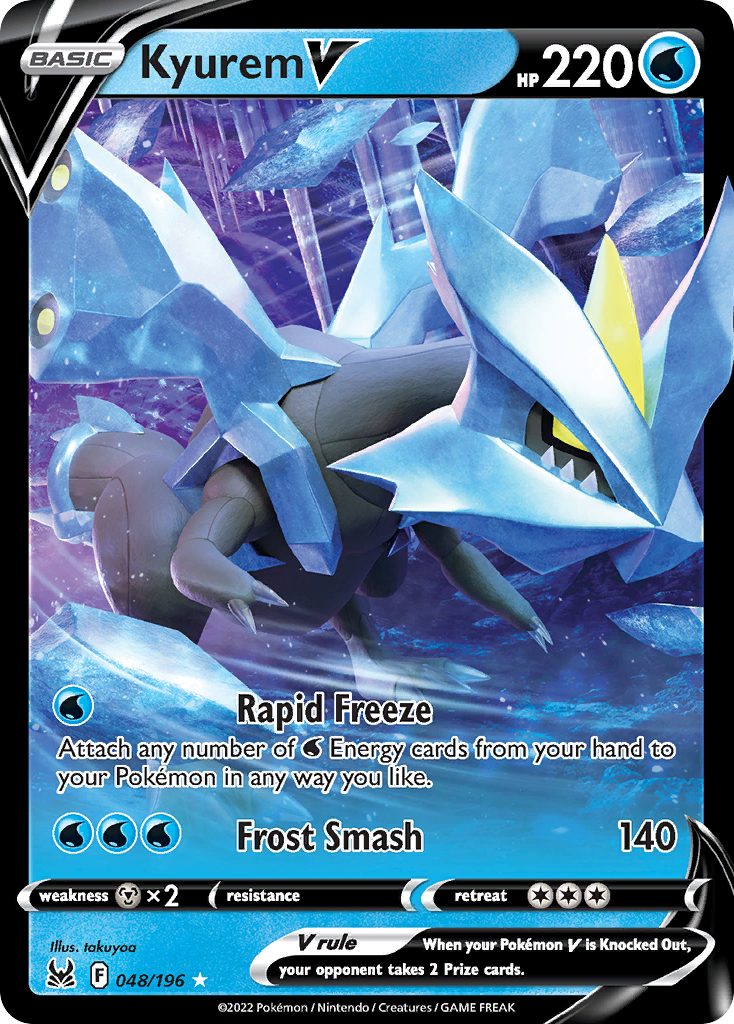 Kyurem V (048/196) (Jumbo Card) [Sword & Shield: Lost Origin] | All Aboard Games