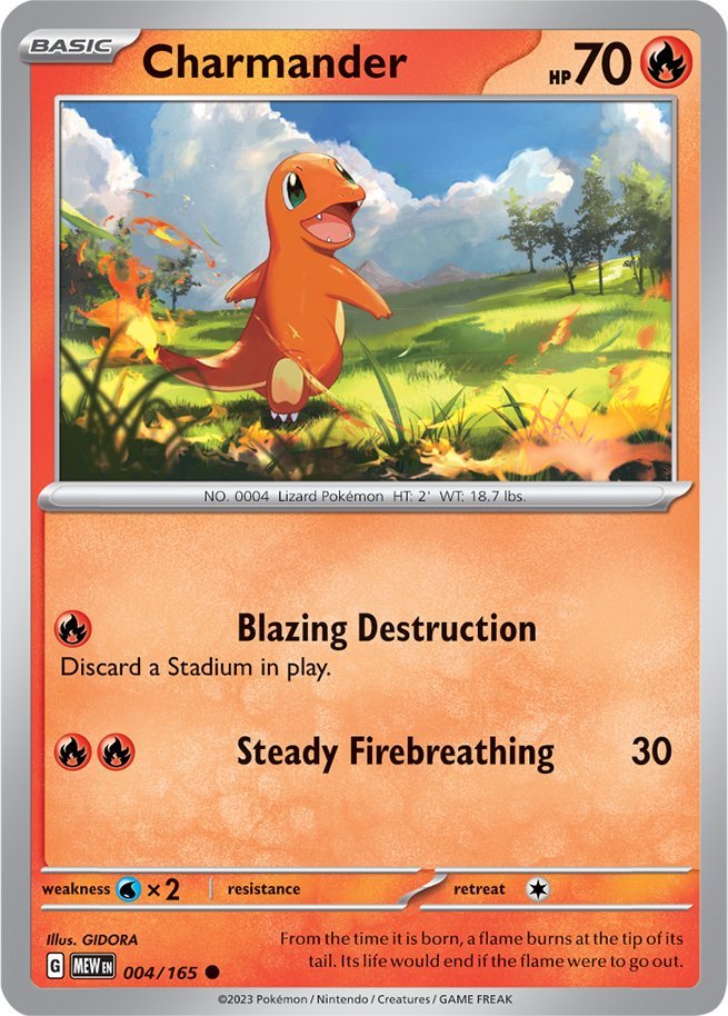 Charmander (004/165) [Scarlet & Violet: 151] | All Aboard Games