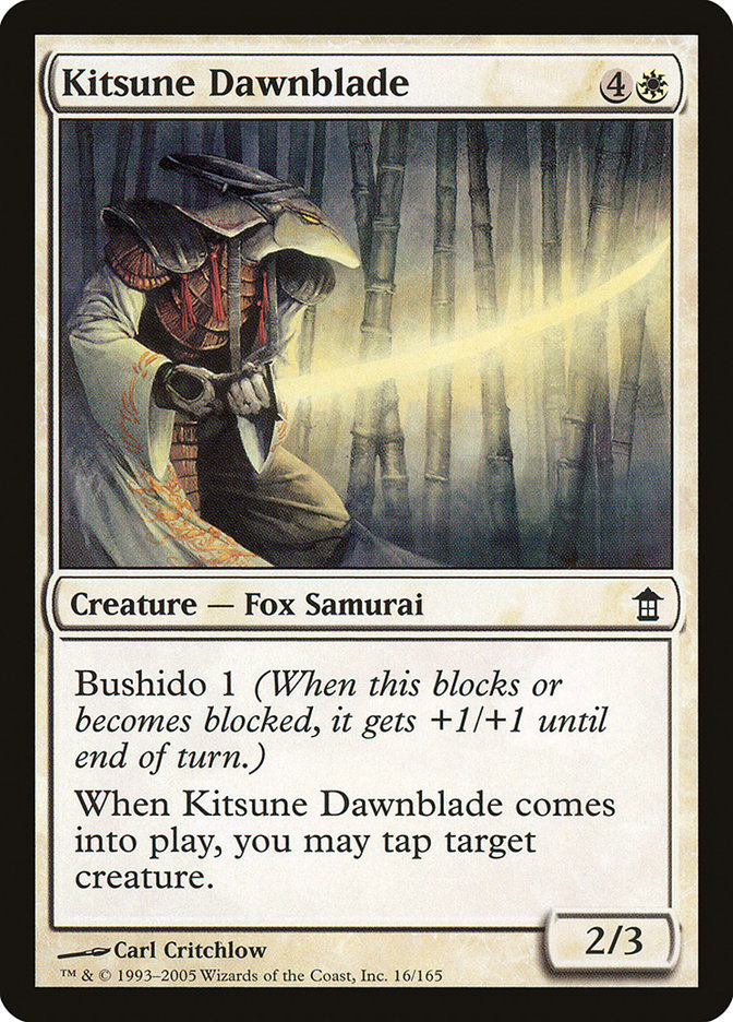 Kitsune Dawnblade [Saviors of Kamigawa] | All Aboard Games
