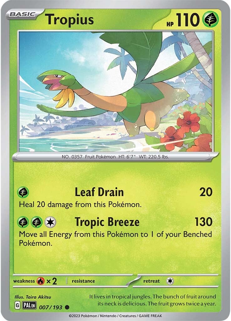 Tropius (007/193) [Scarlet & Violet: Paldea Evolved] | All Aboard Games