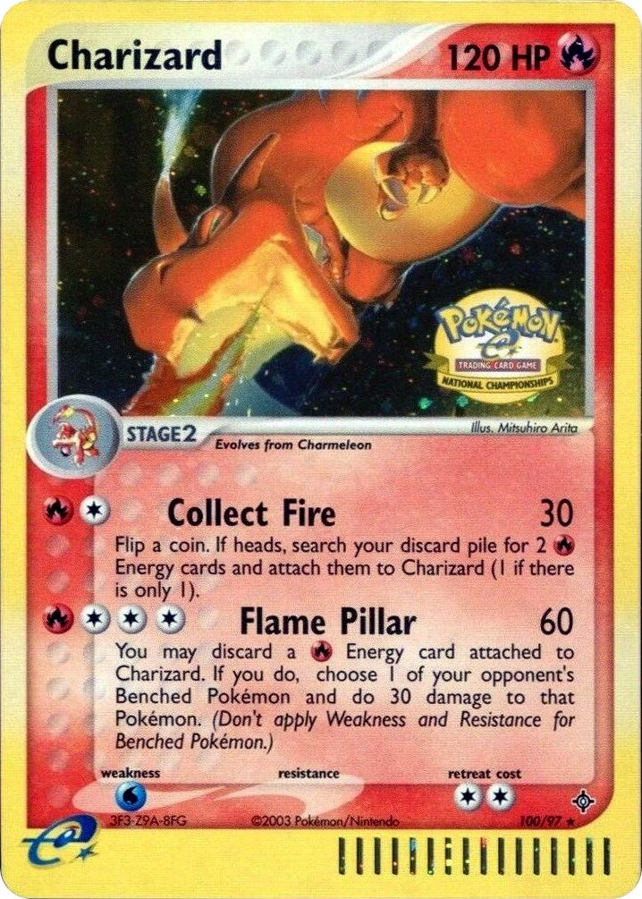 Charizard (100/097) (National Championships) [League & Championship Cards] | All Aboard Games