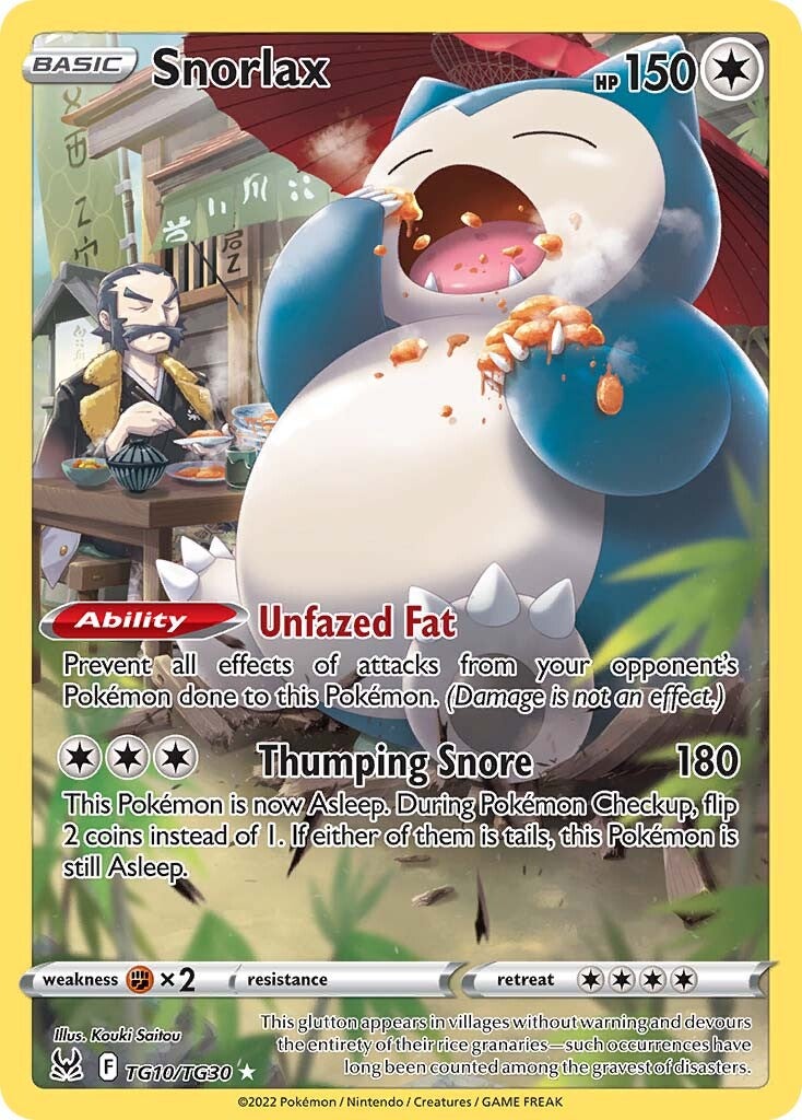 Snorlax (TG10/TG30) [Sword & Shield: Lost Origin] | All Aboard Games