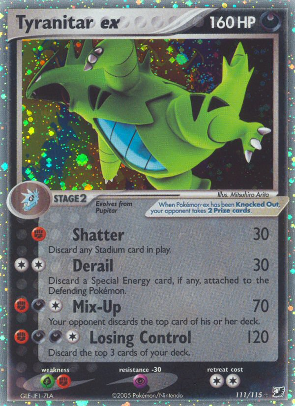 Tyranitar ex (111/115) [EX: Unseen Forces] | All Aboard Games