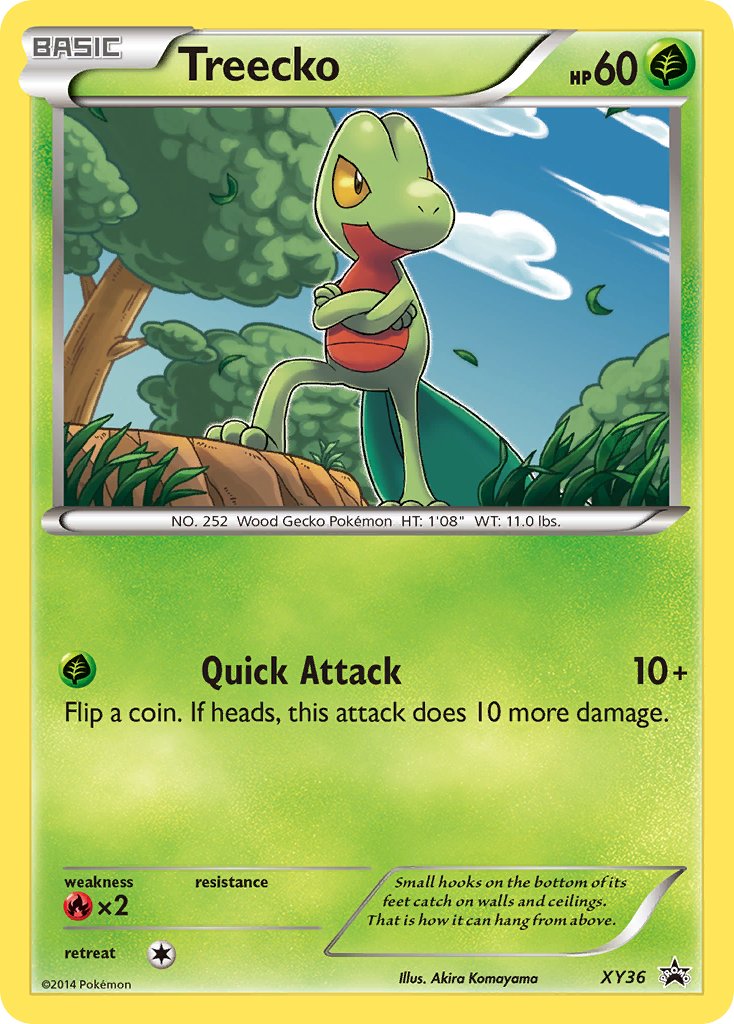 Treecko (XY36) [XY: Black Star Promos] | All Aboard Games