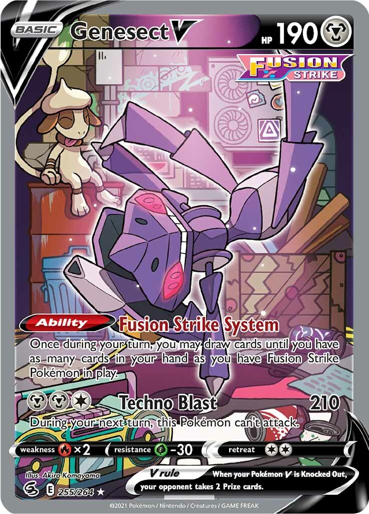 Genesect V (255/264) [Sword & Shield: Fusion Strike] | All Aboard Games