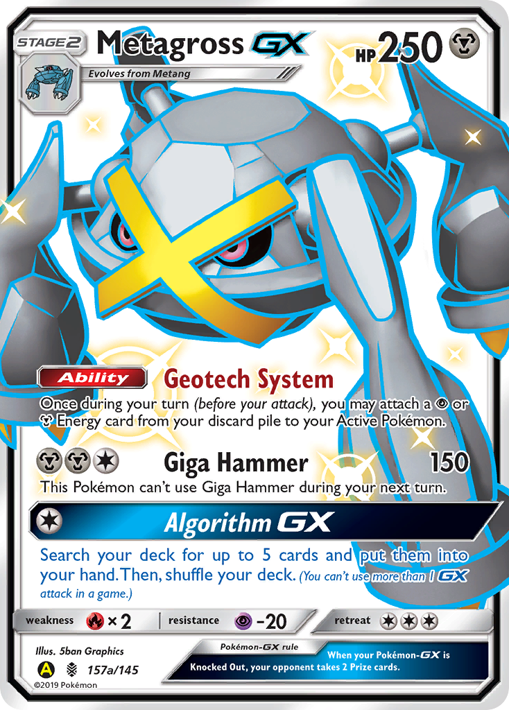 Metagross GX (157a/145) [Alternate Art Promos] | All Aboard Games