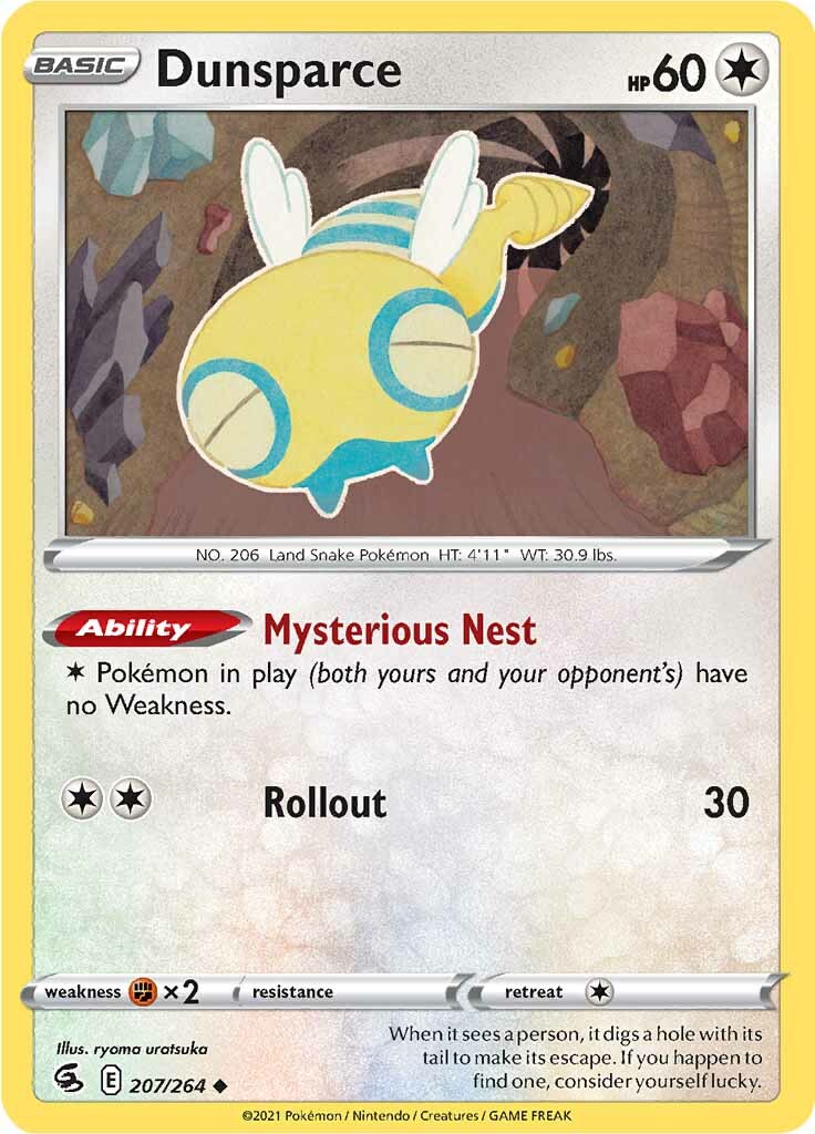 Dunsparce (207/264) [Sword & Shield: Fusion Strike] | All Aboard Games