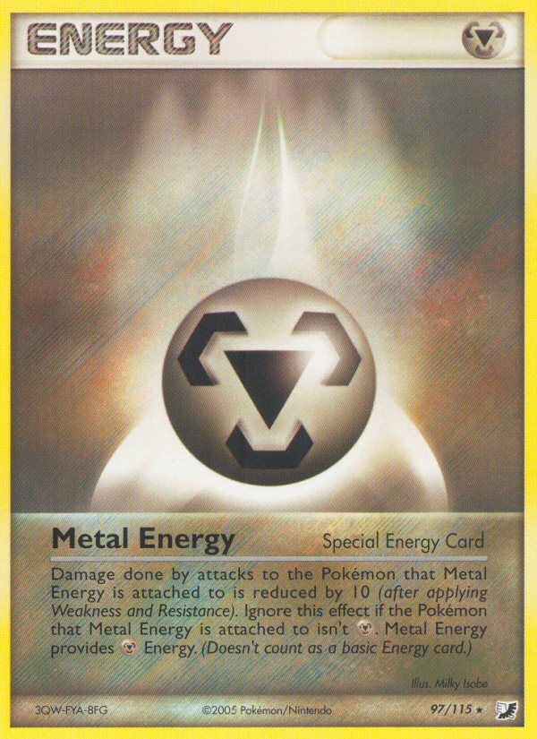 Metal Energy (97/115) [EX: Unseen Forces] | All Aboard Games