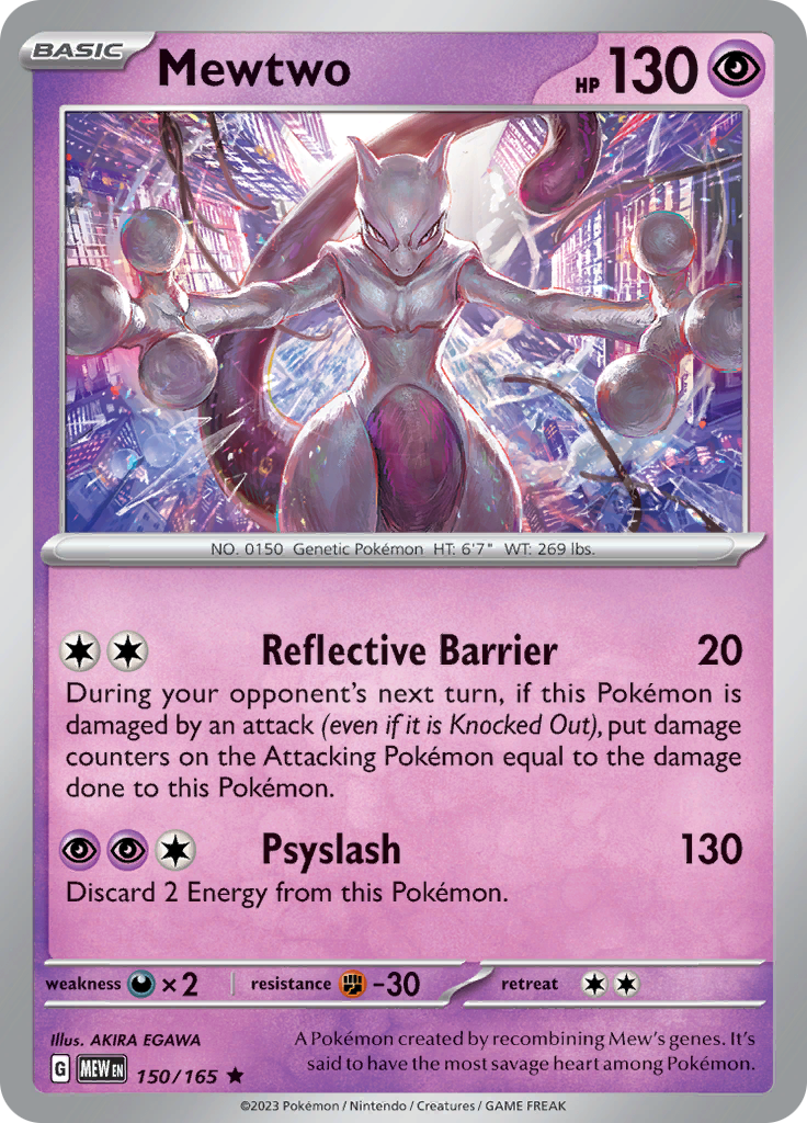 Mewtwo (150/165) [Scarlet & Violet: 151] | All Aboard Games