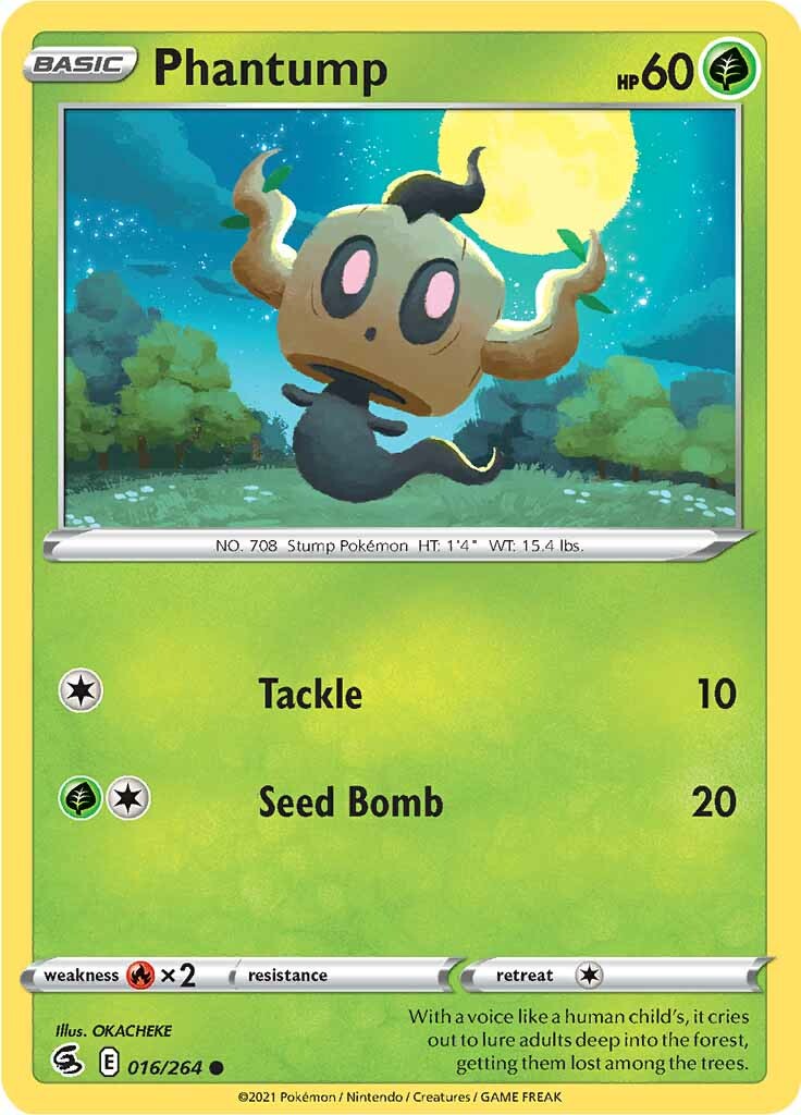 Phantump (016/264) [Sword & Shield: Fusion Strike] | All Aboard Games