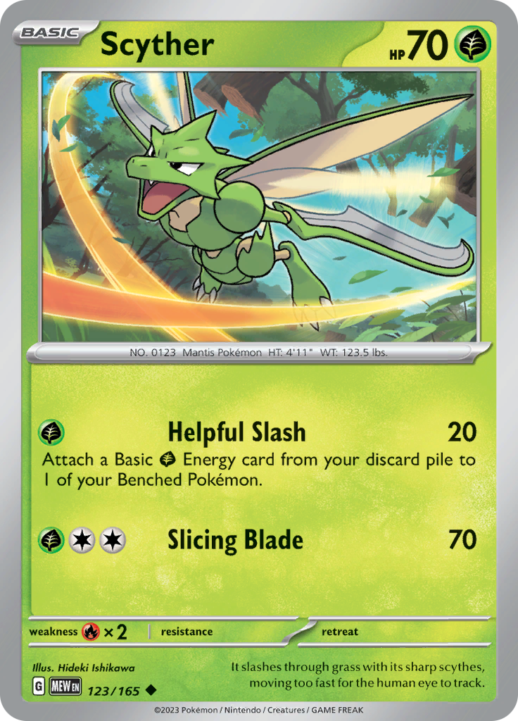 Scyther (123/165) [Scarlet & Violet: 151] | All Aboard Games