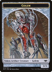 Zombie // Golem Double-Sided Token [Modern Horizons Tokens] | All Aboard Games