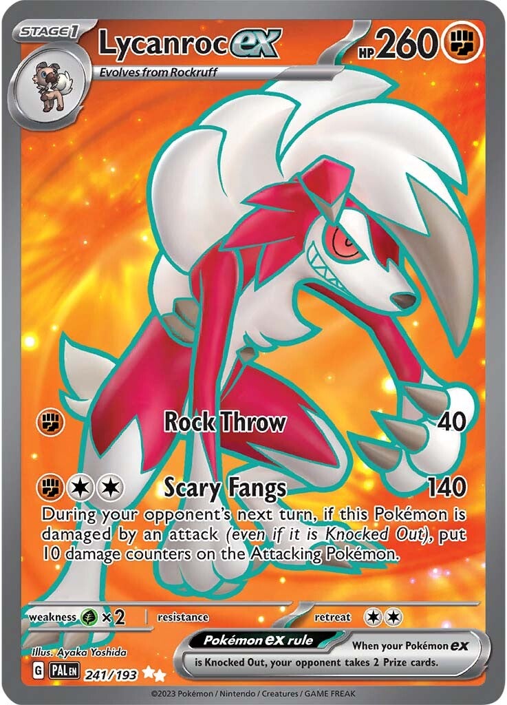 Lycanroc ex (241/193) [Scarlet & Violet: Paldea Evolved] | All Aboard Games