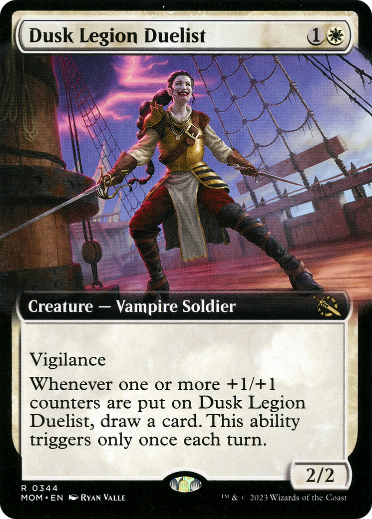 Dusk Legion Duelist (Extended Art) [March of the Machine] | All Aboard Games