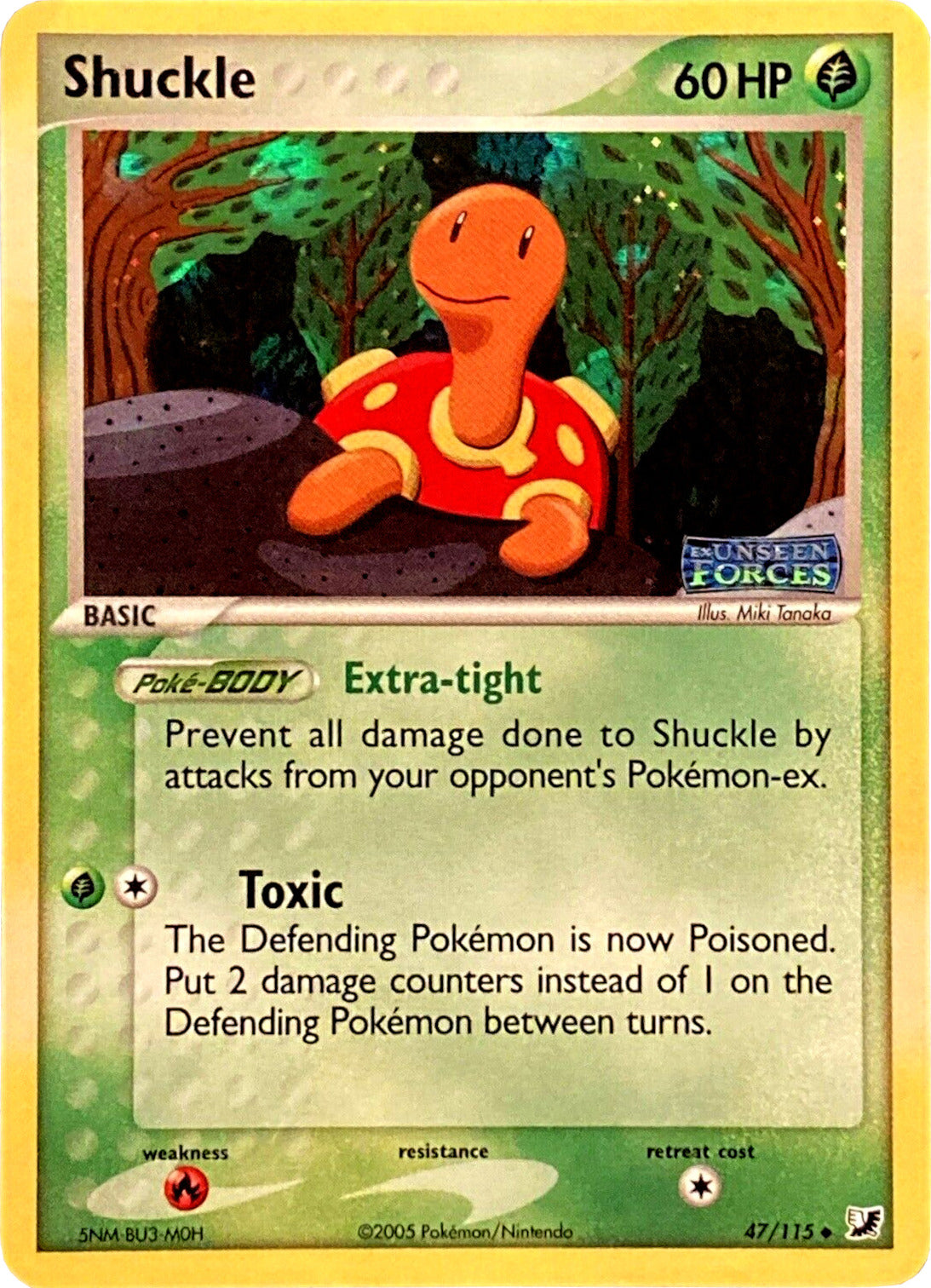 Shuckle (47/115) (Stamped) [EX: Unseen Forces] | All Aboard Games