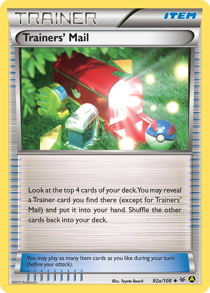 Trainers' Mail (92a/108) [Alternate Art Promos] | All Aboard Games