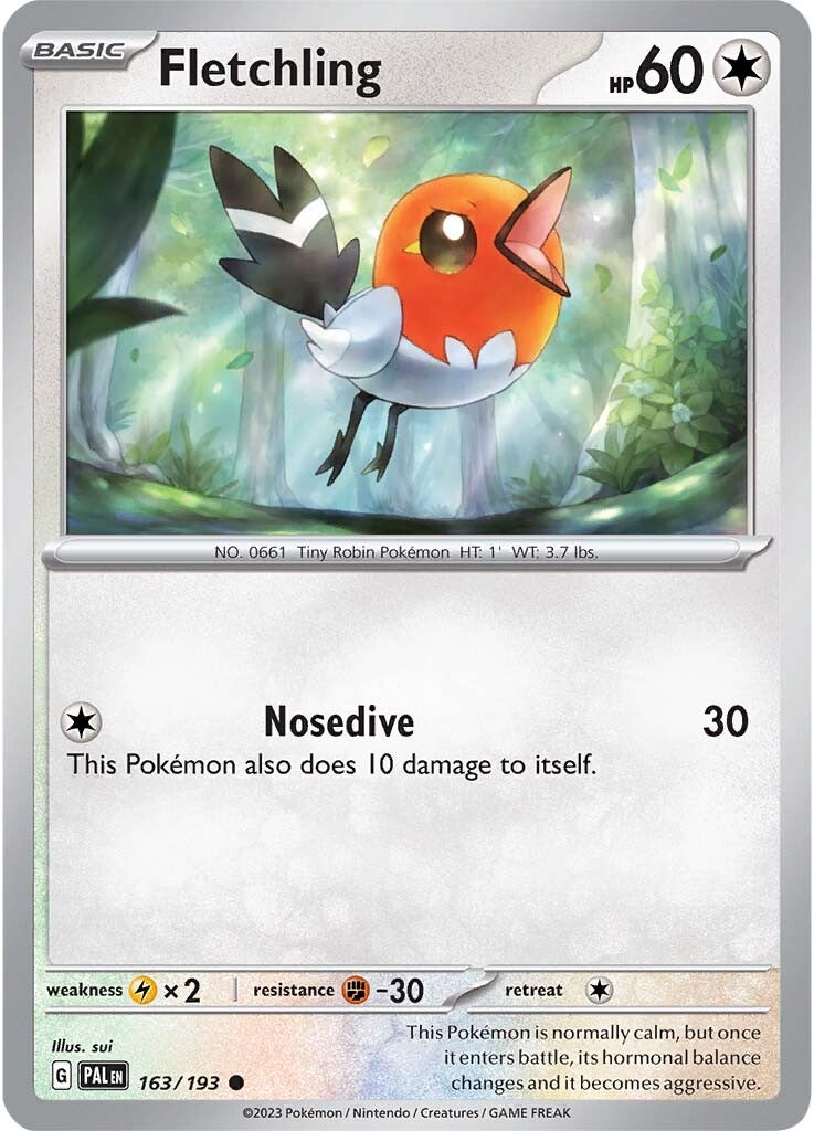 Fletchling (163/193) [Scarlet & Violet: Paldea Evolved] | All Aboard Games