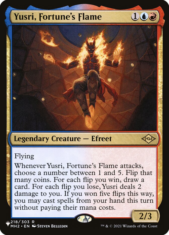 Yusri, Fortune's Flame [Secret Lair: Heads I Win, Tails You Lose] | All Aboard Games