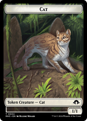 Eldrazi Spawn // Cat Double-Sided Token [Modern Horizons 3 Tokens] | All Aboard Games