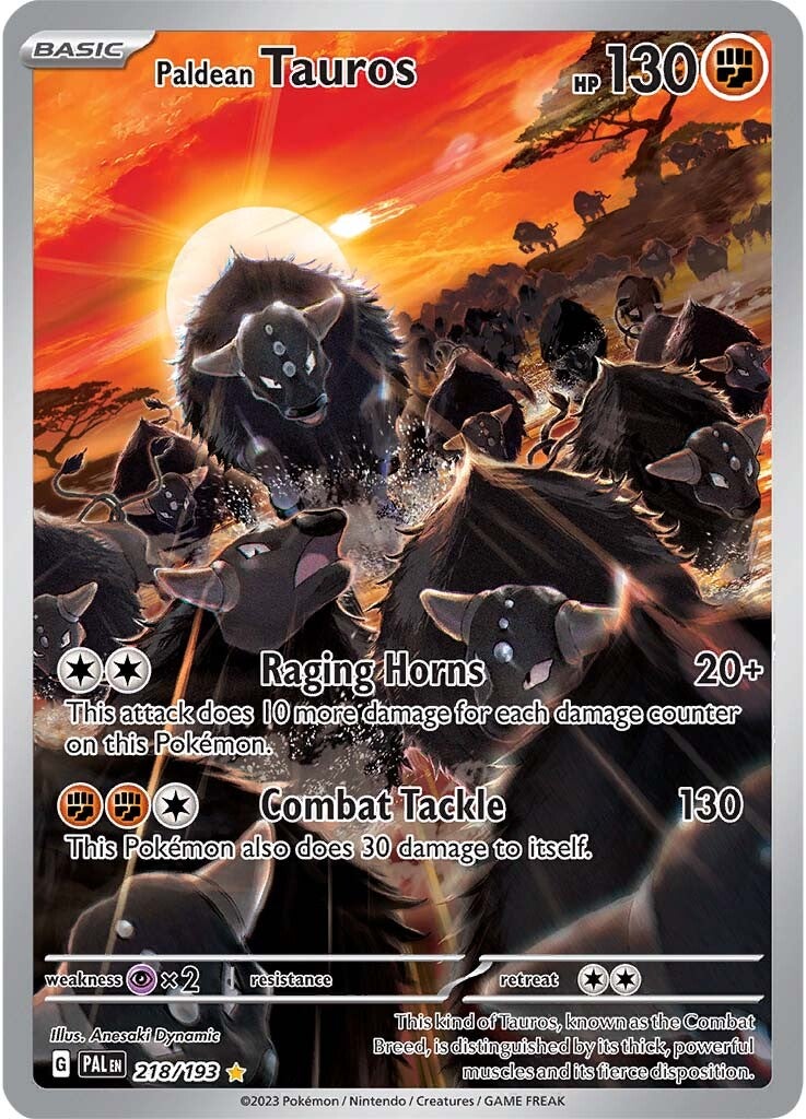 Paldean Tauros (218/193) [Scarlet & Violet: Paldea Evolved] | All Aboard Games