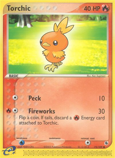 Torchic (73/109) [EX: Ruby & Sapphire] | All Aboard Games