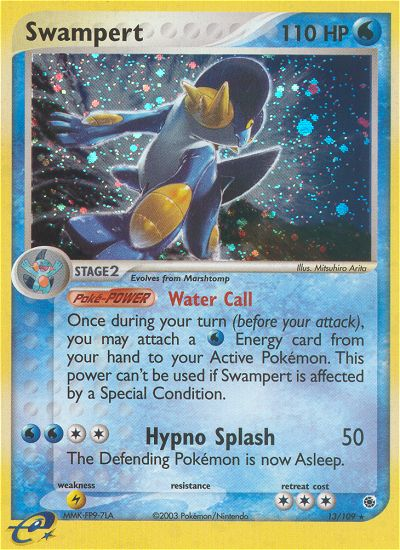 Swampert (13/109) [EX: Ruby & Sapphire] | All Aboard Games