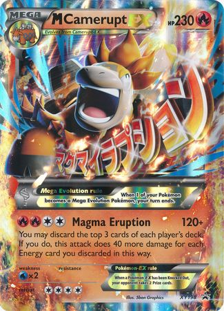 M Camerupt EX (XY198) (Jumbo Card) [XY: Black Star Promos] | All Aboard Games