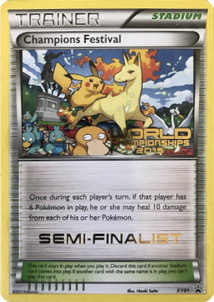 Champions Festival (XY91) (2015 Semi-Finalist) [XY: Black Star Promos] | All Aboard Games