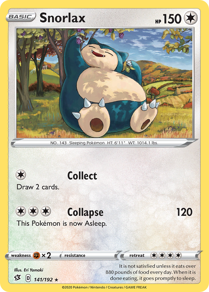 Snorlax (141/192) (Cosmos Holo) [Sword & Shield: Rebel Clash] | All Aboard Games