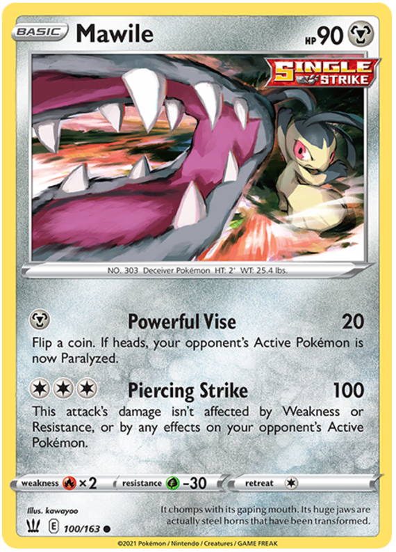 Mawile (100/163) [Sword & Shield: Battle Styles] | All Aboard Games