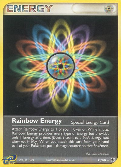 Rainbow Energy (95/109) [EX: Ruby & Sapphire] | All Aboard Games