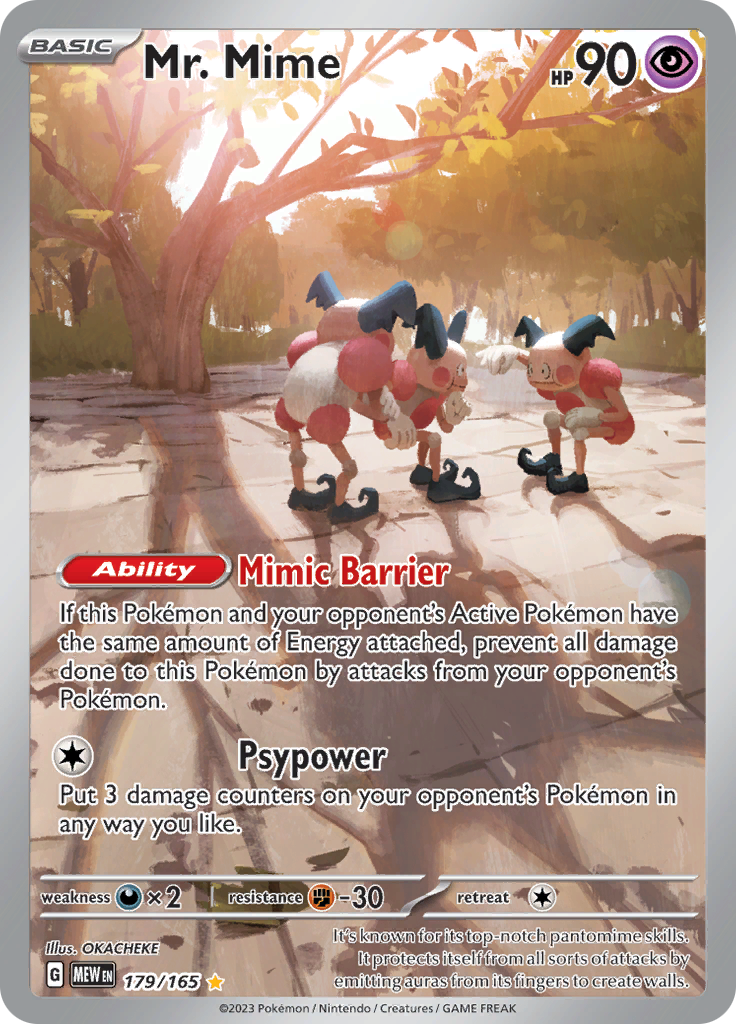 Mr. Mime (179/165) [Scarlet & Violet: 151] | All Aboard Games