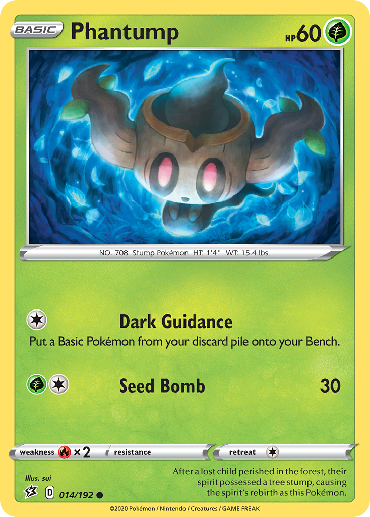 Phantump (014/192) [Sword & Shield: Rebel Clash] | All Aboard Games