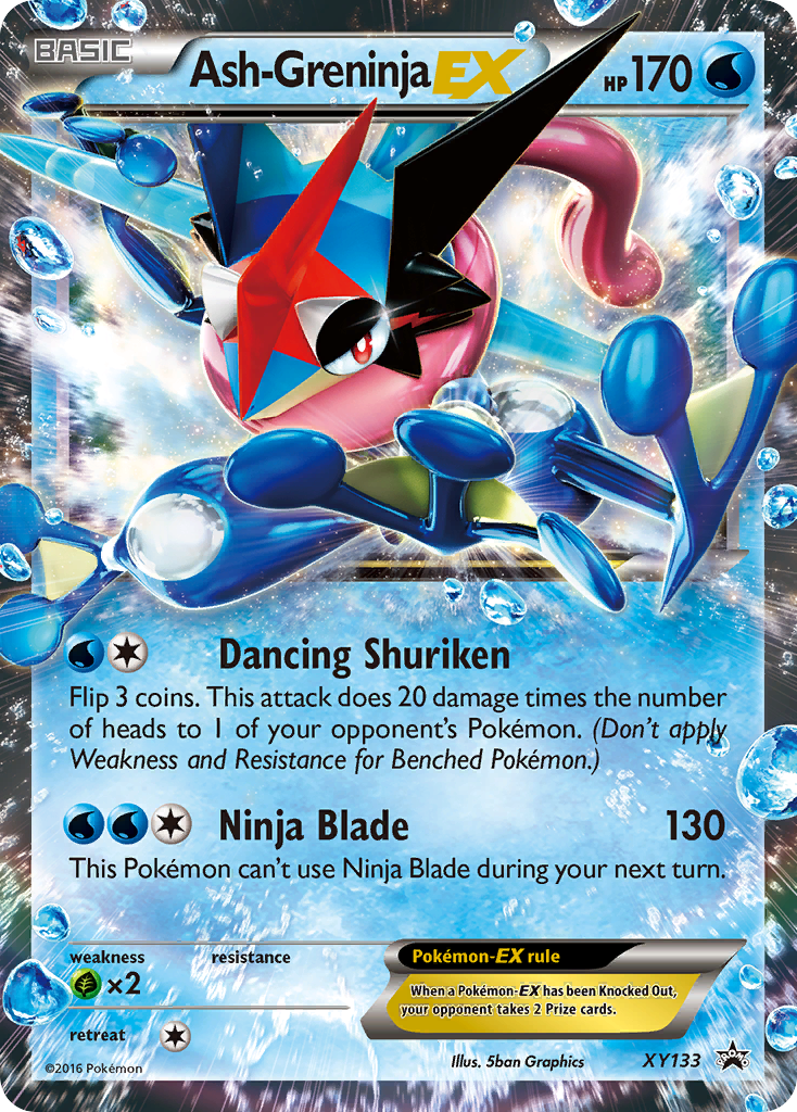 Ash-Greninja EX (XY133) [XY: Black Star Promos] | All Aboard Games