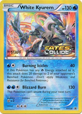 White Kyurem (XY128) (Staff) [XY: Black Star Promos] | All Aboard Games