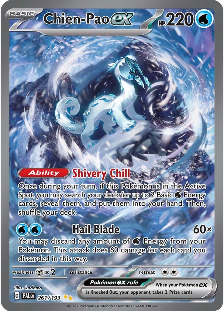 Chien-Pao ex (261/193) [Scarlet & Violet: Paldea Evolved] | All Aboard Games