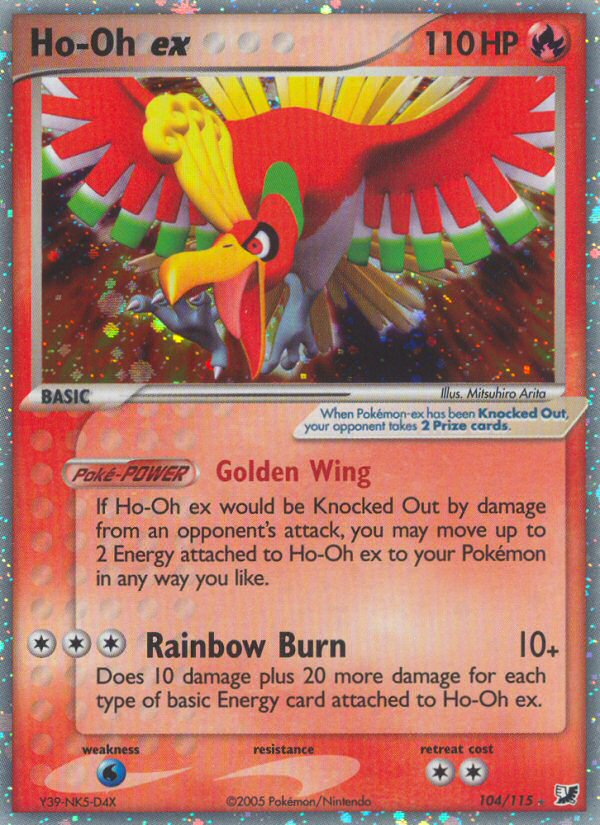 Ho-Oh ex (104/115) [EX: Unseen Forces] | All Aboard Games