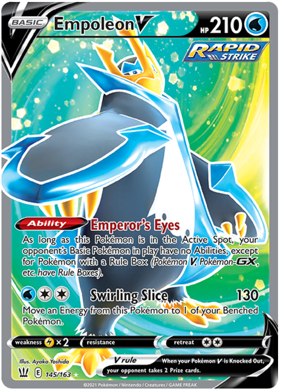 Empoleon V (145/163) [Sword & Shield: Battle Styles] | All Aboard Games