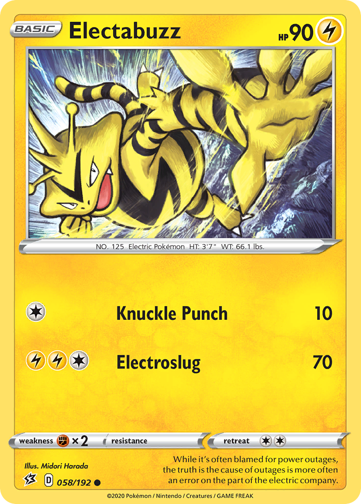 Electabuzz (058/192) [Sword & Shield: Rebel Clash] | All Aboard Games