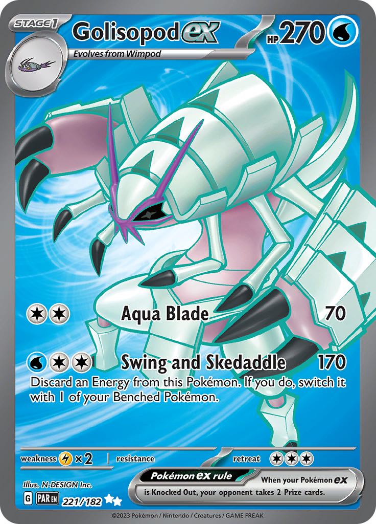 Golisopod ex (221/182) [Scarlet & Violet: Paradox Rift] | All Aboard Games