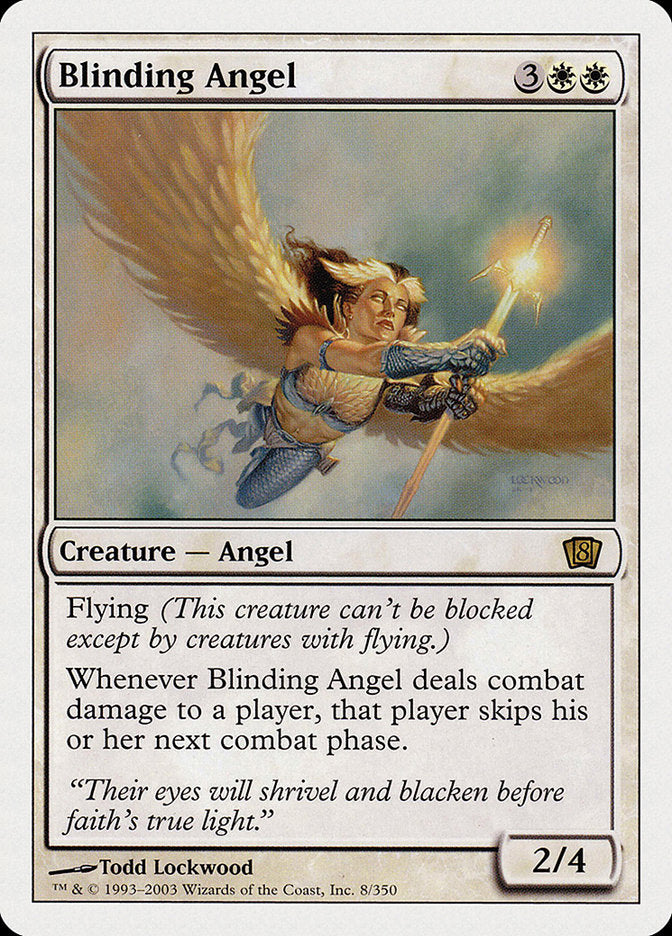 Blinding Angel (8th Edition) [Oversize Cards] | All Aboard Games