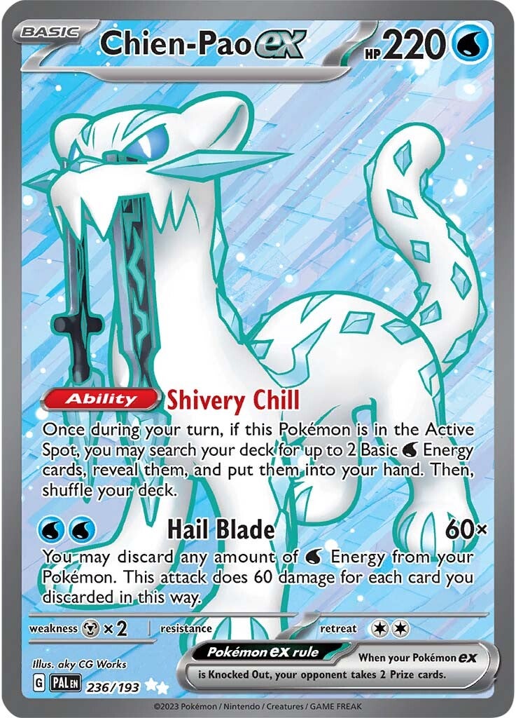 Chien-Pao ex (236/193) [Scarlet & Violet: Paldea Evolved] | All Aboard Games