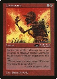 Incinerate (Oversized) [Oversize Cards] | All Aboard Games