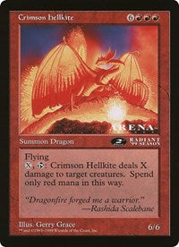 Crimson Hellkite (Oversized) [Oversize Cards] | All Aboard Games
