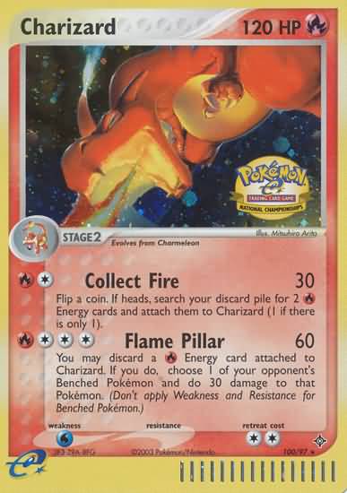 Charizard (100/97) (National Championship 2004) [League & Championship Cards] | All Aboard Games
