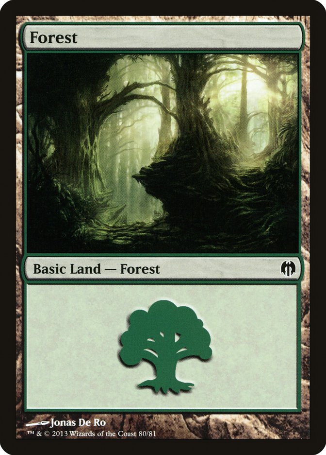 Forest (80) [Duel Decks: Heroes vs. Monsters] | All Aboard Games